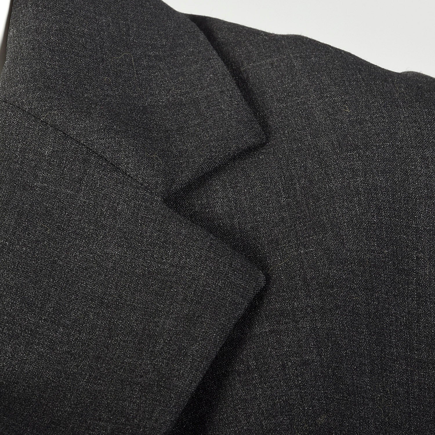 Small 1990s Celine Pant Suit Charcoal Gray Business Wear To Work Extra Long Pants