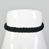 1990s Sonia Rykiel Green Suede Braided Belt