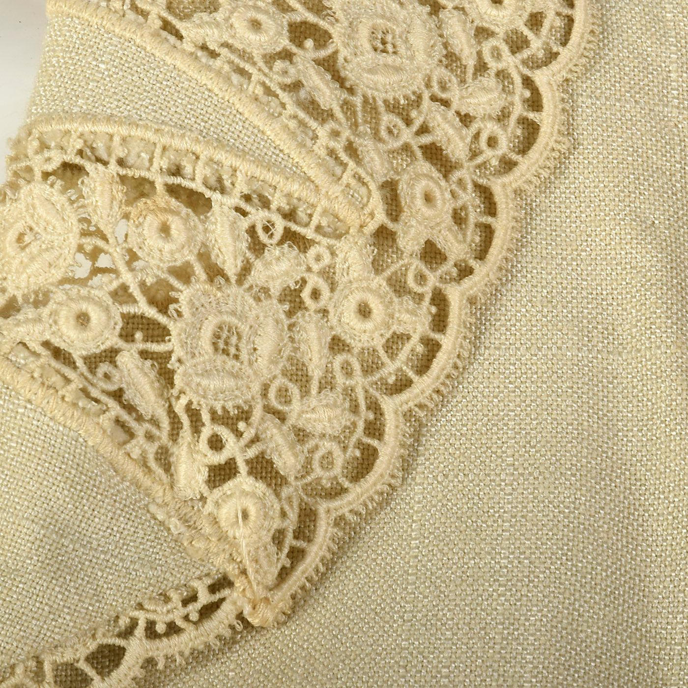 1950s Linen and Lace Jacket
