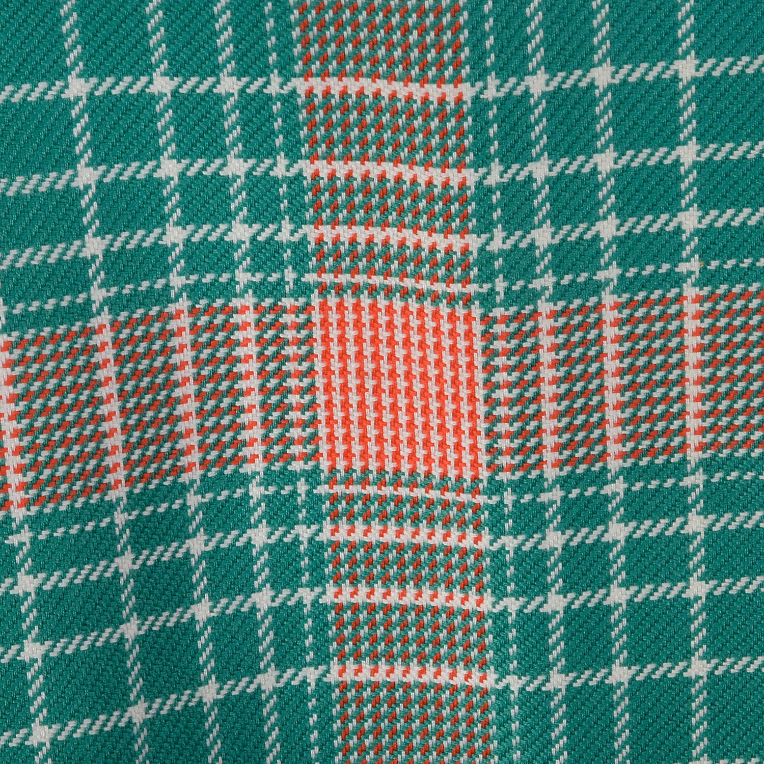 Small 1960s Green and Red Plaid Dress Set