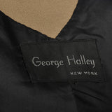 Classic George Halley Winter Coat with Velvet Collar