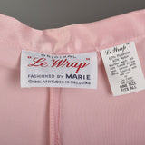 1980s Pink Satin Wrap Jumpsuit Halter Top Harem Palazzo Pant