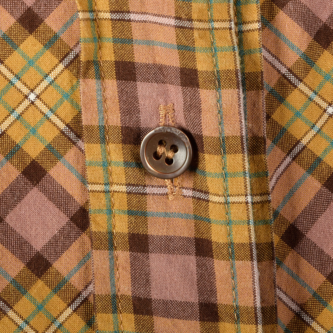 2000s Miu Miu Plaid Button Down Shirt