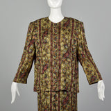 XL Adele Simpson 1980s Jacket and Skirt Set