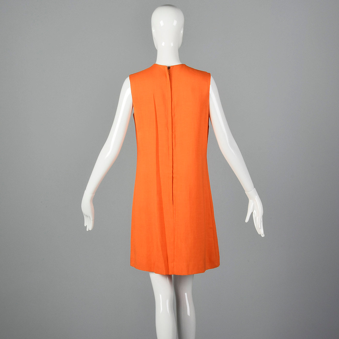 1960s Deadstock Mod Dress with 3D Flower Appliques
