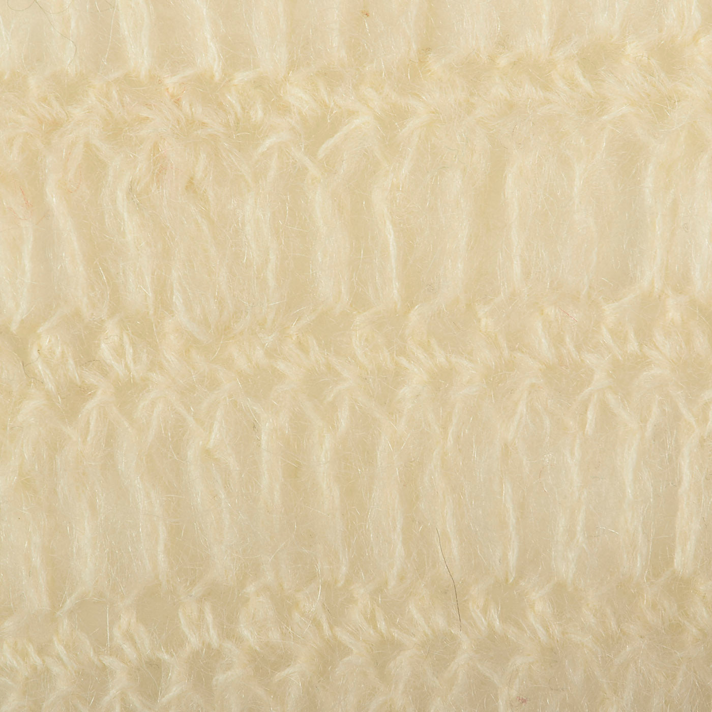 Large Schiaparelli 1950s Cream Cardigan Sweater with Pink and Green Granny Squares