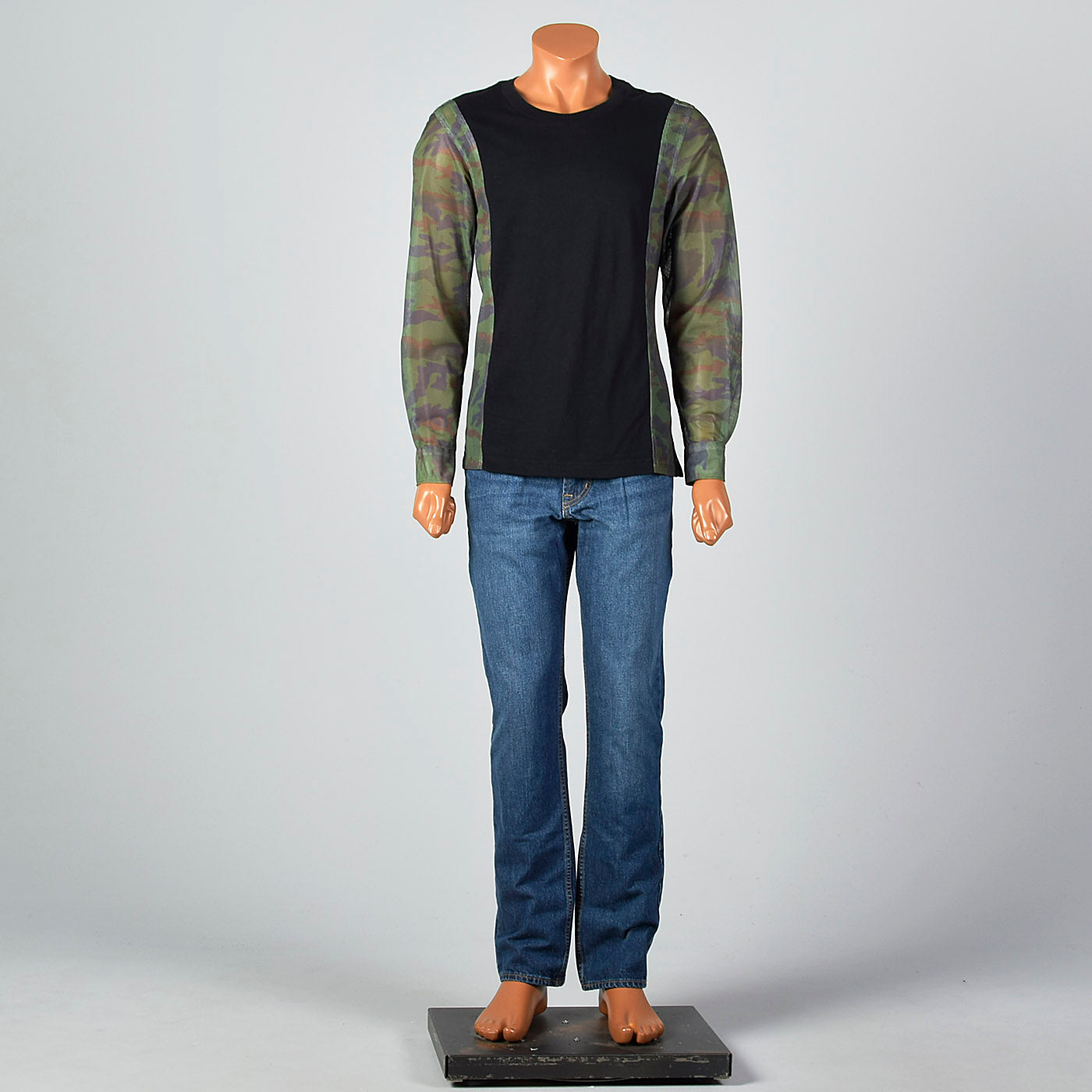 2000s Comme des Garcons Camo Jersey Shirt