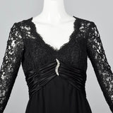 Pierre Balmain Little Black Dress with Lace Bodice