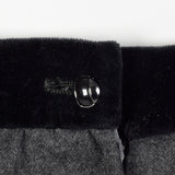 1990s Louis Feraud Gray Wool Pencil Skirt
