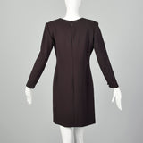 Small Bill Blass 1990s Brown Dress