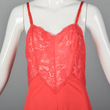 1960s Vanity Fair Bright Pink Slip