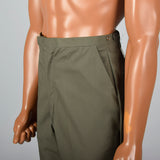 Medium 1960s Green Cotton Twill Pants