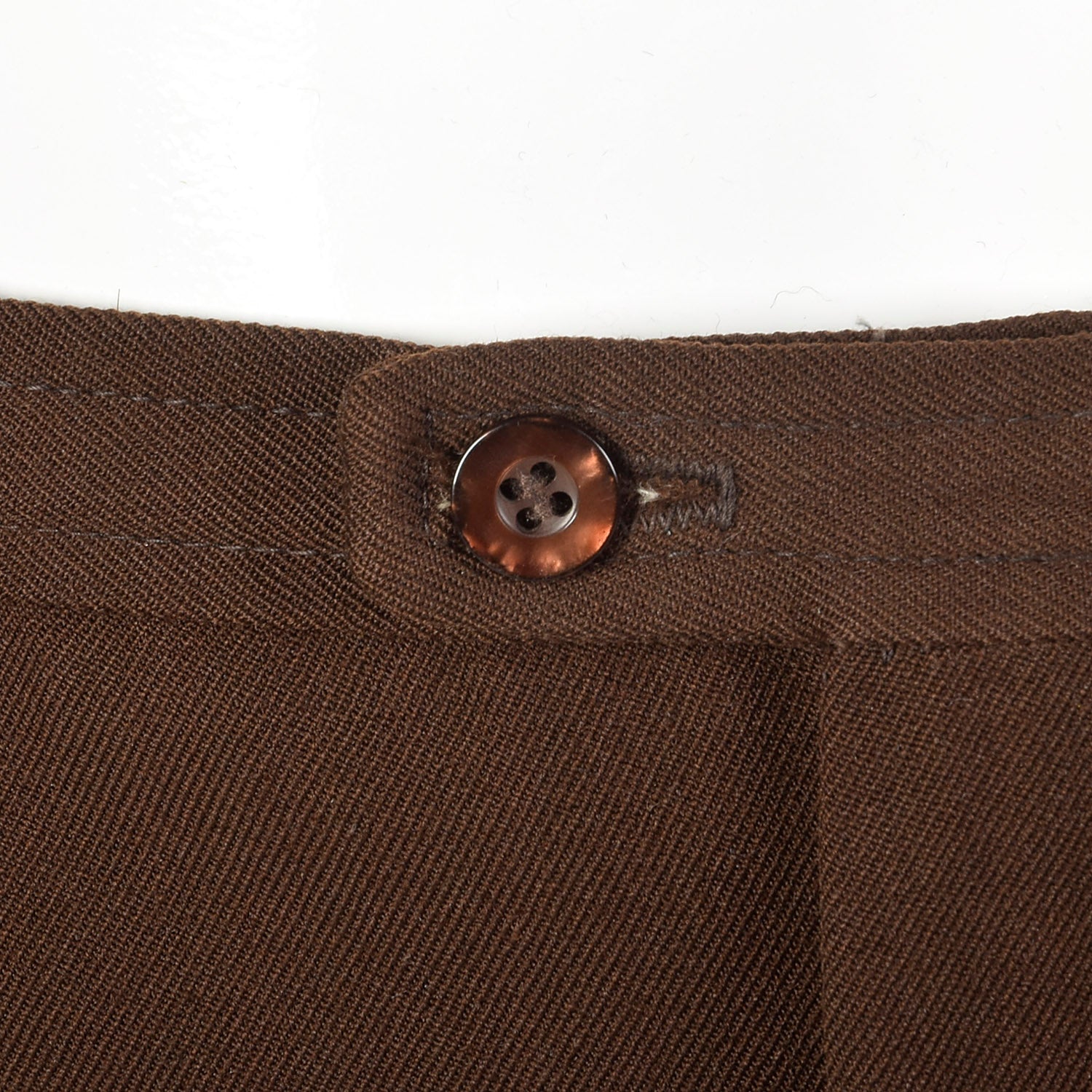 Small 1970s Brown Wide Leg Pants