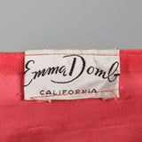 1950s Emma Domb Pink Tulle Party Dress