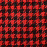 Medium-Large Adele Simpson Red Plaid 1980s Dress
