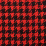 Medium-Large Adele Simpson Red Plaid 1980s Dress