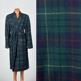 1990s Mens Pendleton Wool Plaid Robe