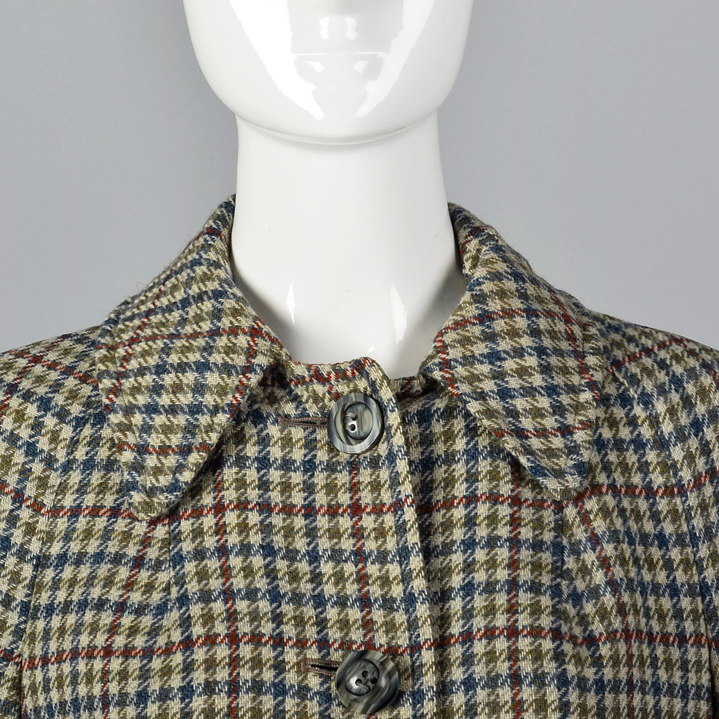 1970s Scottish Tweed Inverness Style Cape Coat
