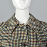 1970s Scottish Tweed Inverness Style Cape Coat