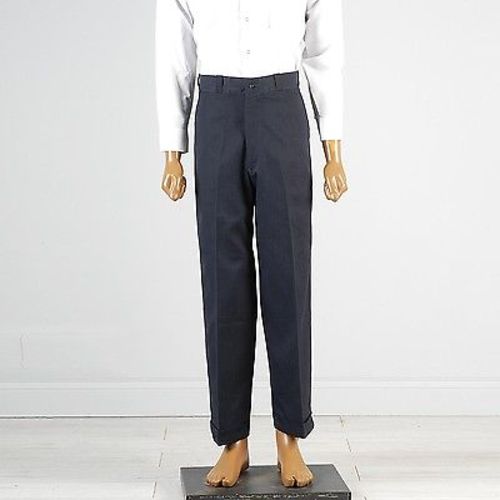 Deadstock 1960s Men's Big Yank Sanforized Blue Twill Workwear Pants