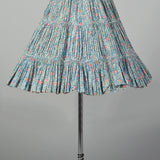 XXS 1950s Blue Day Dress