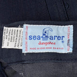 30x38 Extra Long Seafarer Bell Bottoms High Waist Indigo Denim