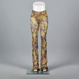 1970s Missoni Extra Long Sheer Knit Pants