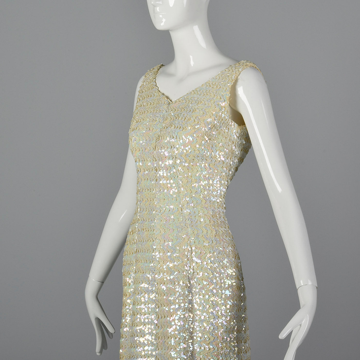 1950s Fredericks of Hollywood Iridescent Sequin Dress
