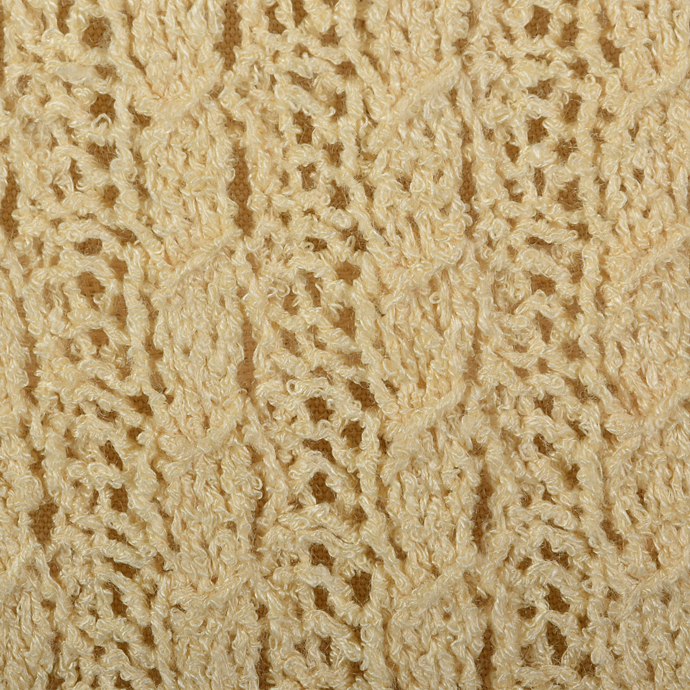 1920s Cream Cable Knit Dress