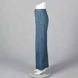 1970s Bell Bottom Jeans with Front Pockets