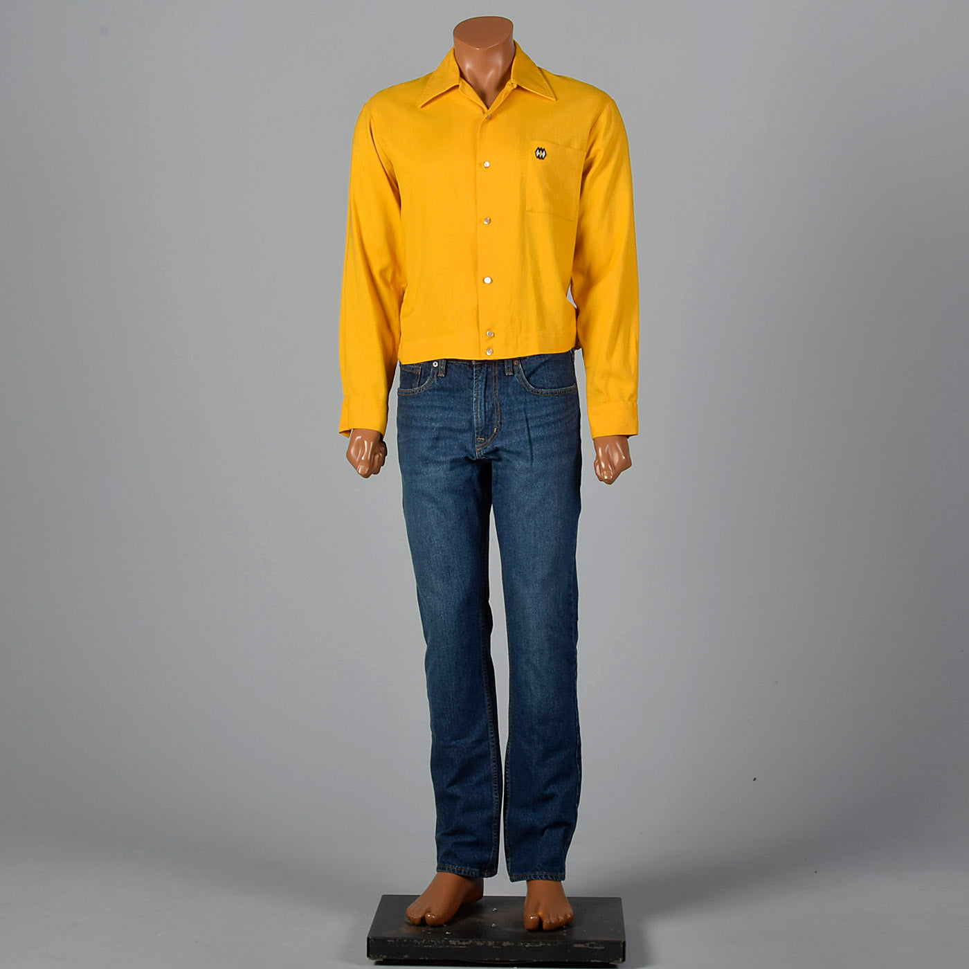 1950s Gold Long Sleeve Shirt