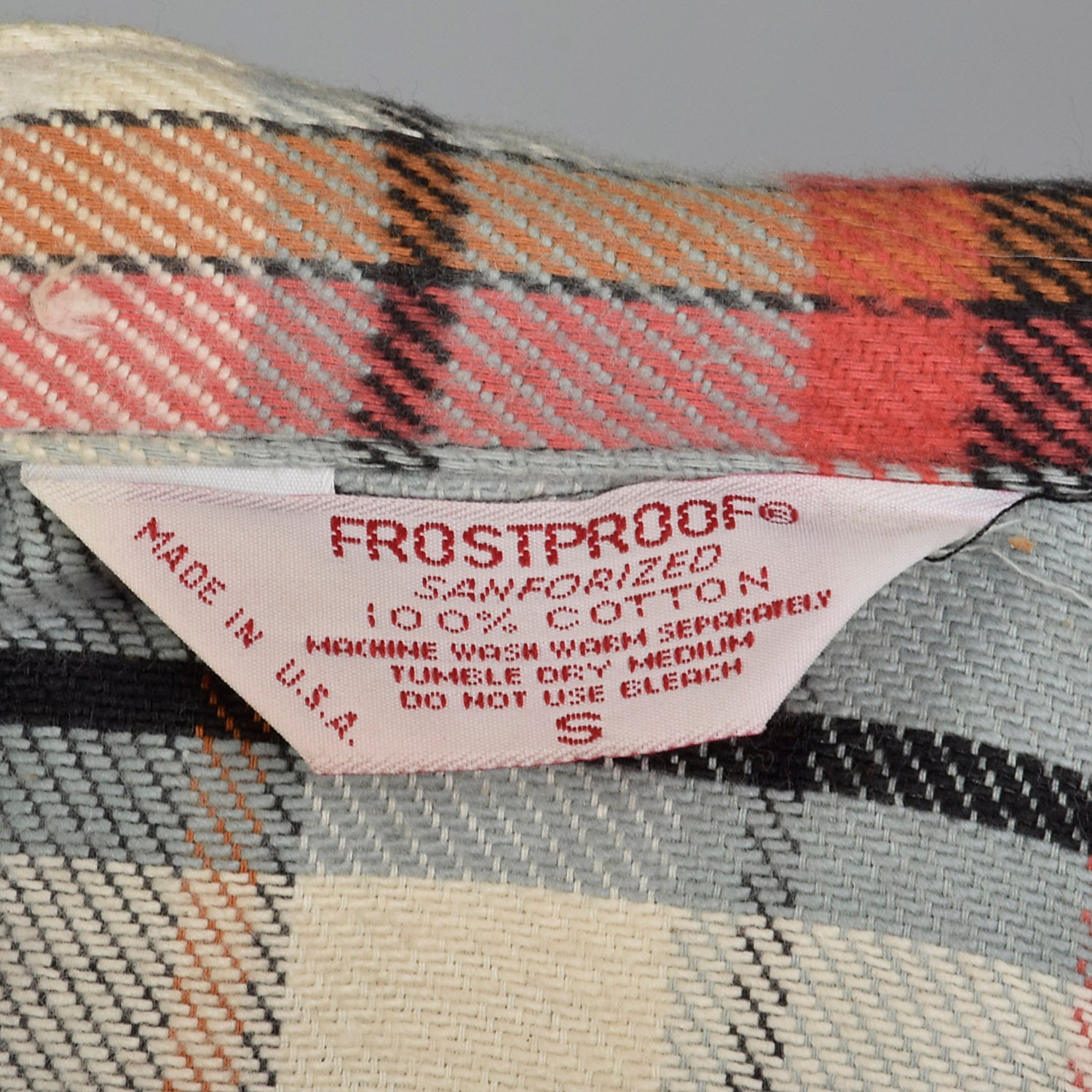 Medium 1960s Frost Proof Cotton Flannel Shirt