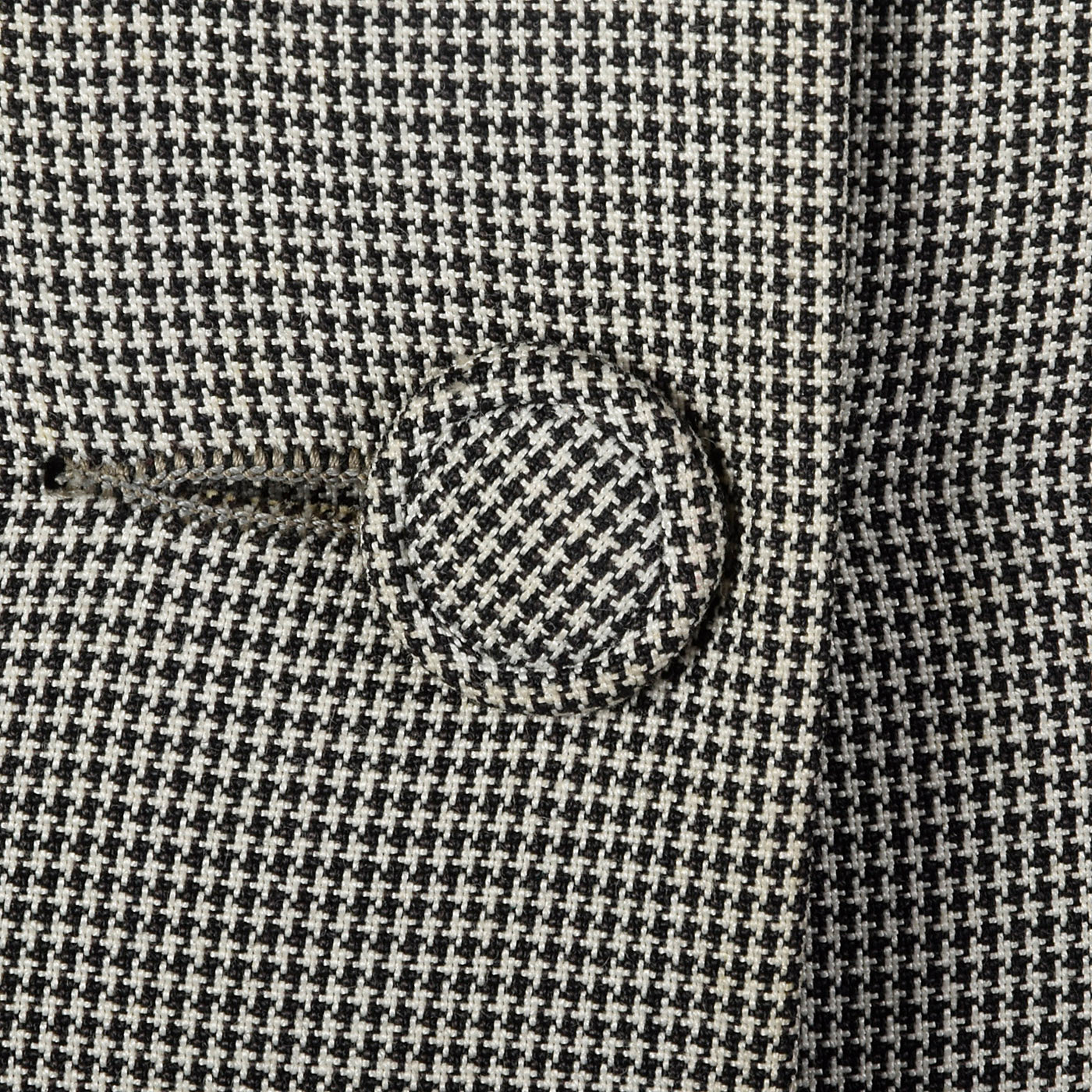 1950s Black and White Houndstooth Jacket