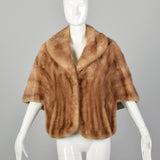 XS-Medium 1960s Brown Mink Stole