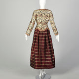 Medium 1989 Documented Victor Costa Ensemble Holiday Evening Two Piece Gown Skirt Jacket Set