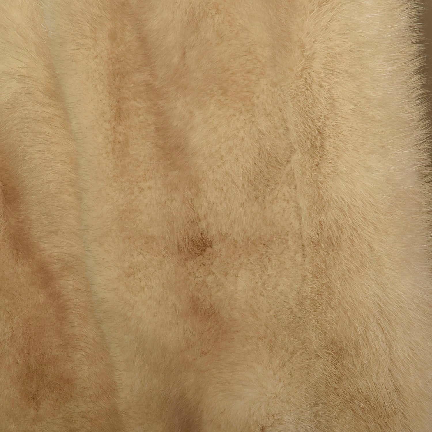OSFM 1950S Real Mink Capelet Warm Winter Wrap Blonde Supple Fur Stole