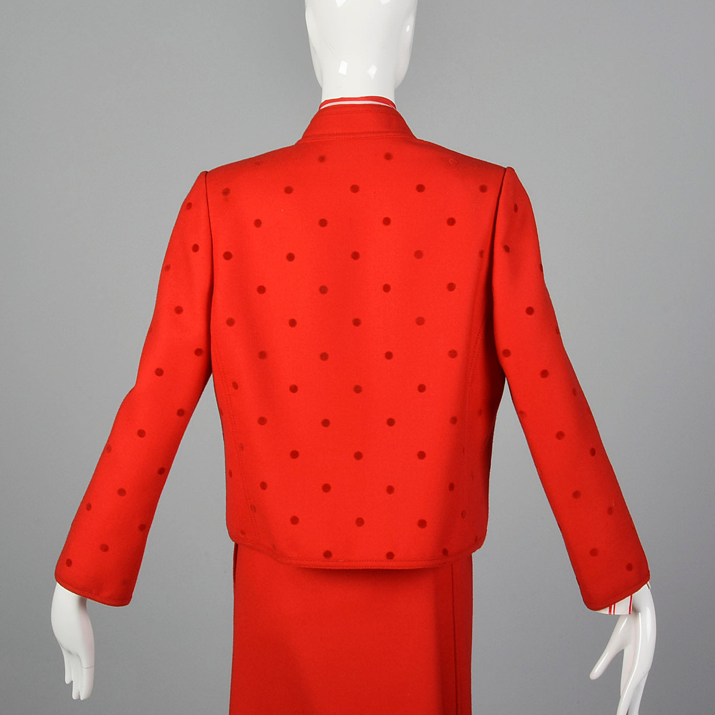 1980s Louis Feraud Red Three Piece Set