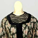 Large 1800s Set Cotton Top Floral Victorian Skirt Study As Is