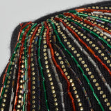 1980s Black Beaded Sweater Dress