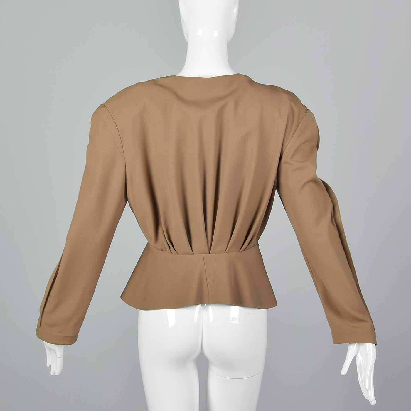 XS Thierry Mugler  1980s Tan Jacket