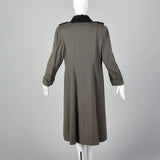 Medium 1940s Coat with Persian Lamb Trim