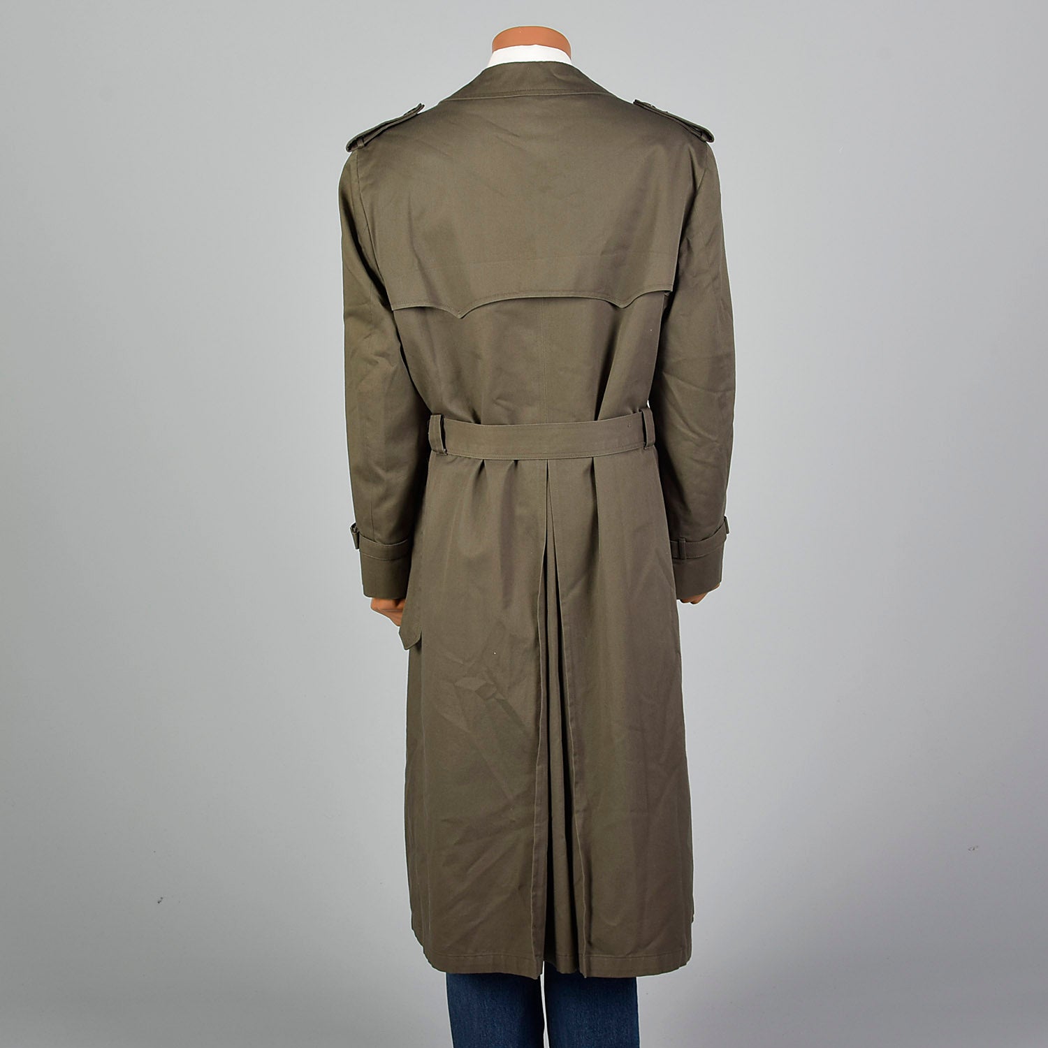 1970s Christian Dior Dark Gray Overcoat