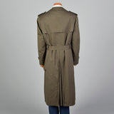 1970s Christian Dior Dark Gray Overcoat