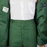 1960s Men's Bright Green Two Piece Suit