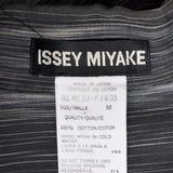 2000s Issey Miyake Gray Stripe Shirt