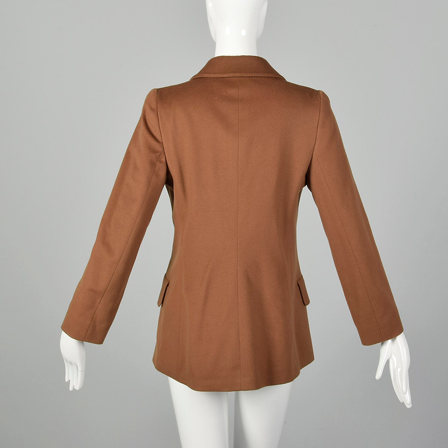 Small-Medium Valentino Brown Cashmere Coat