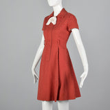 1960s Red Polka Dot Dress