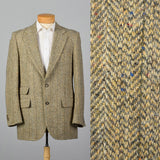 1970s Leonard Cox Tan Tweed Sportcoat