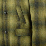 1950s Campus Green Wool Winter Coat