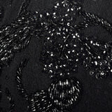 1960s Black Sleeveless Sweater with Beading